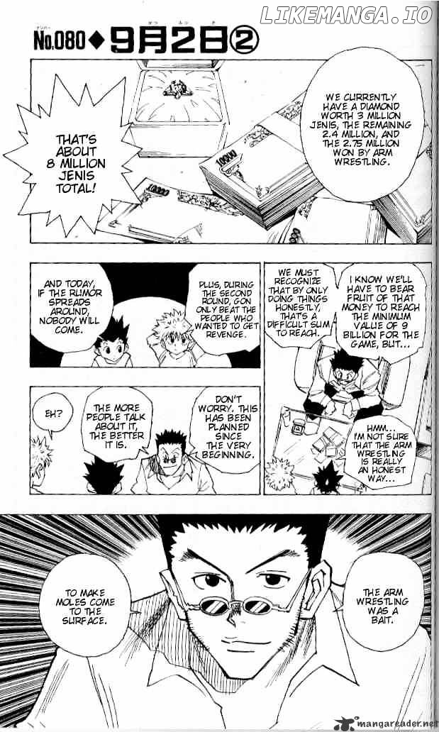 Hunter x Hunter, Chapter 80 image 01